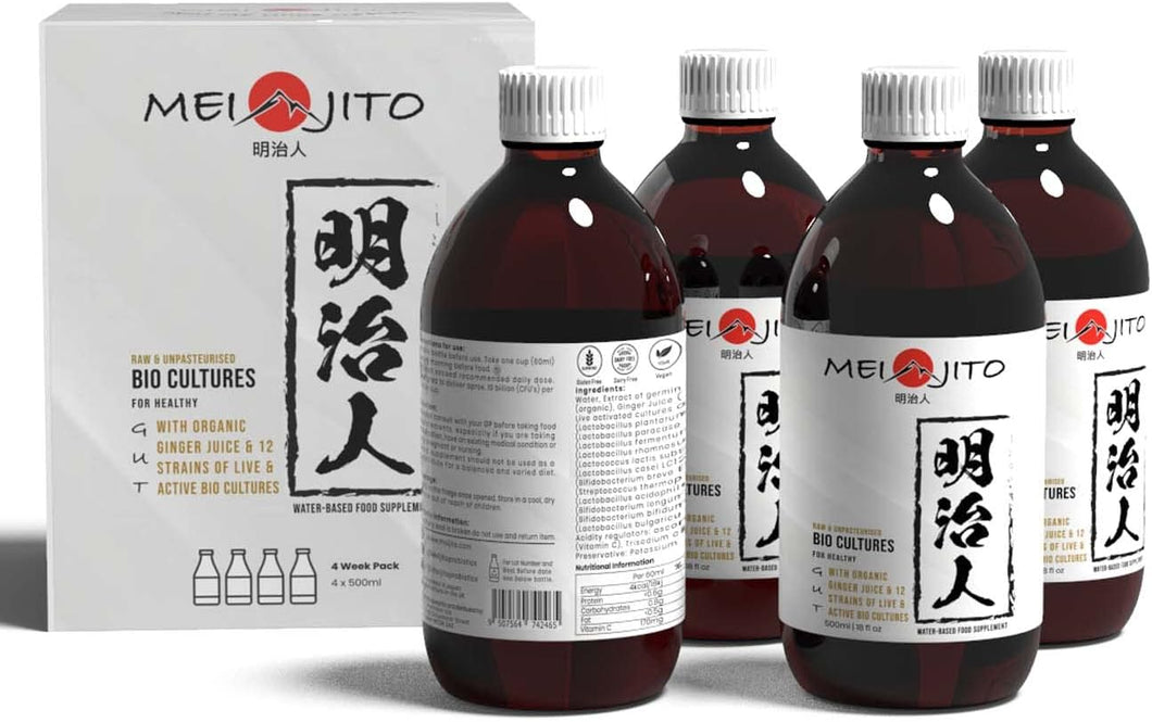 MEIJITO Lacto Plus Bio Cultures 4x500ml Bottles